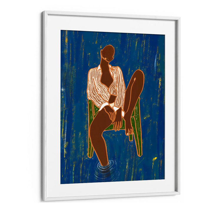 SERENE WOMAN IN WATER