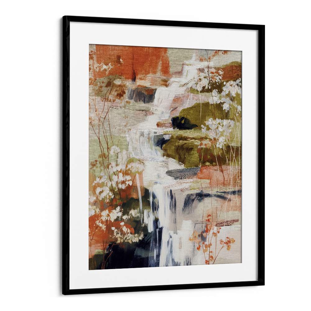 LAYERED WATERFALL WITH FLORALS