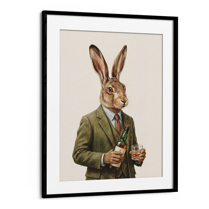DAPPER HARE WITH WHISKEY