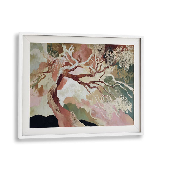 WINDSWEPT TREE WITH FLOWING BRANCHES