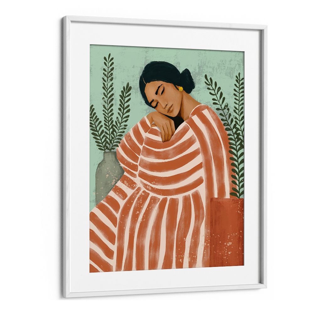 PEACEFUL WOMAN RESTING