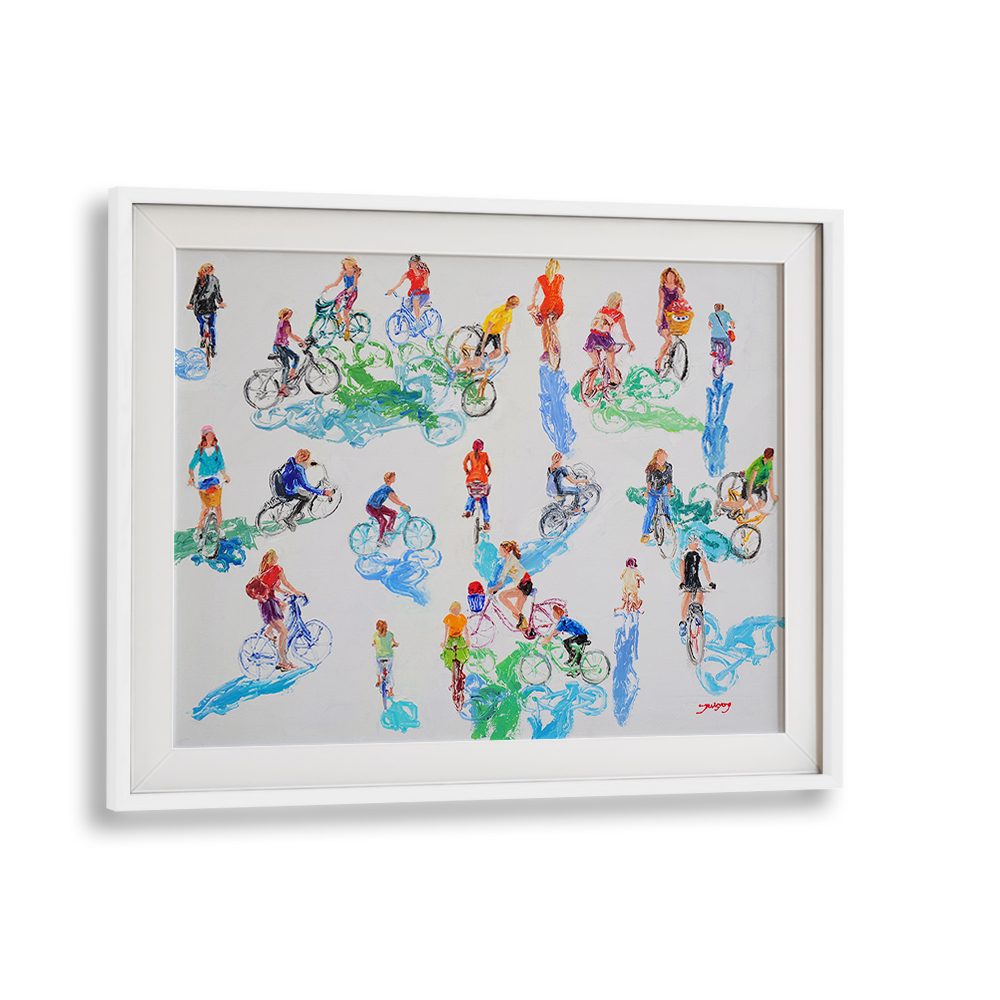VIBRANT CYCLING SCENE