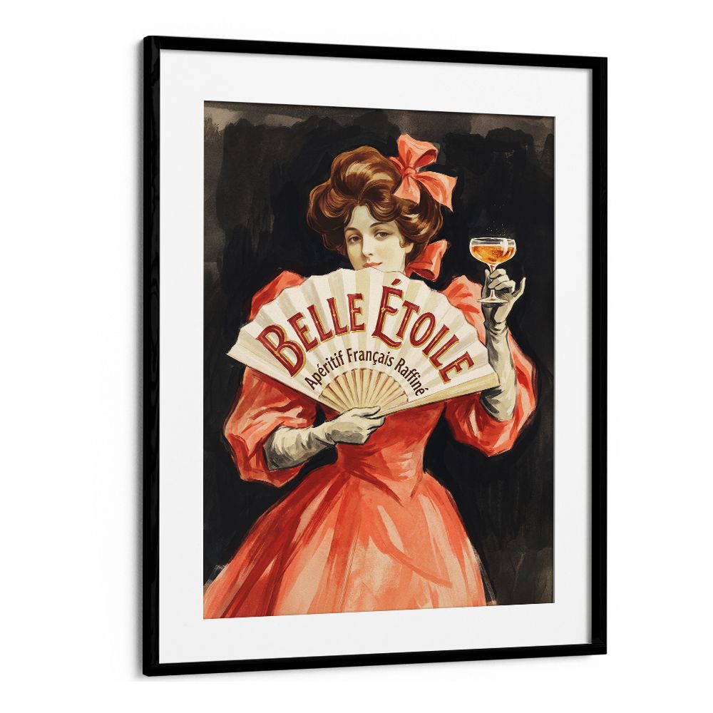 ELEGANT LADY WITH APERITIF