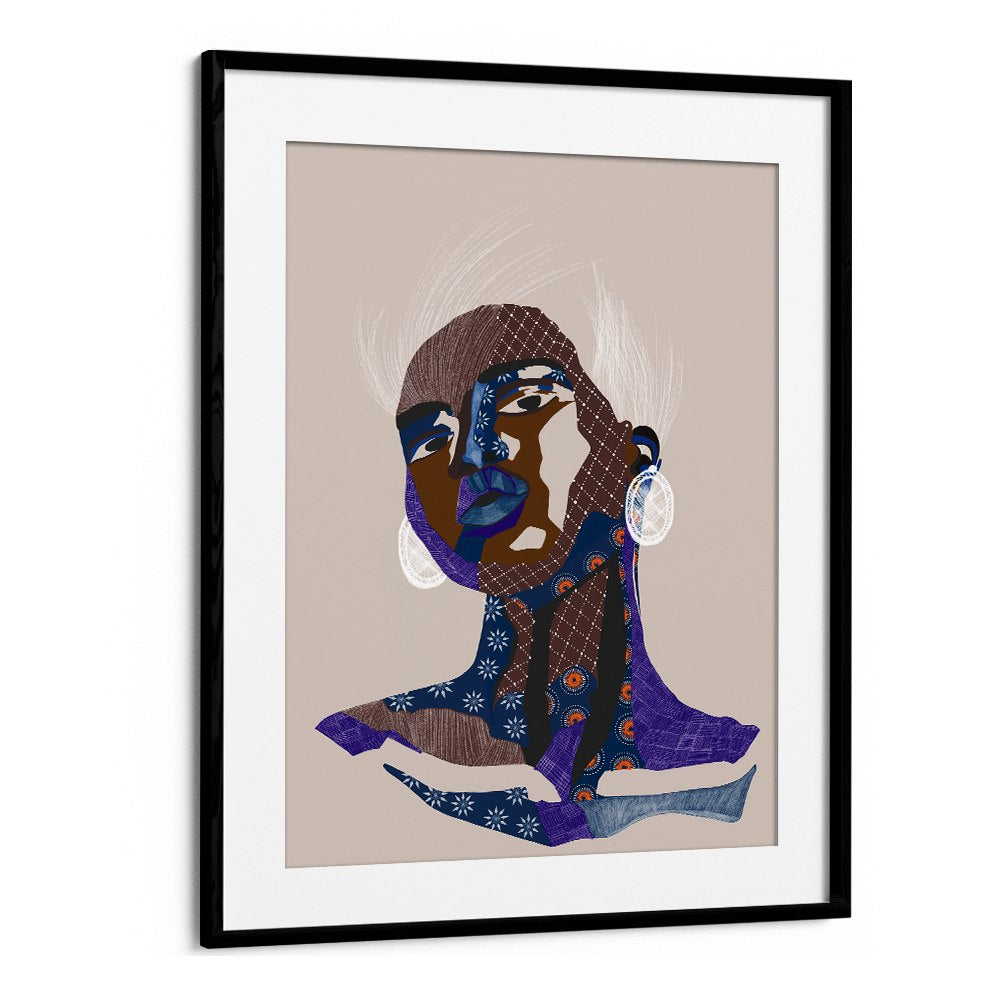 MODERN PATTERNED PORTRAIT