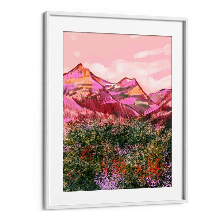 VIBRANT PINK MOUNTAINS