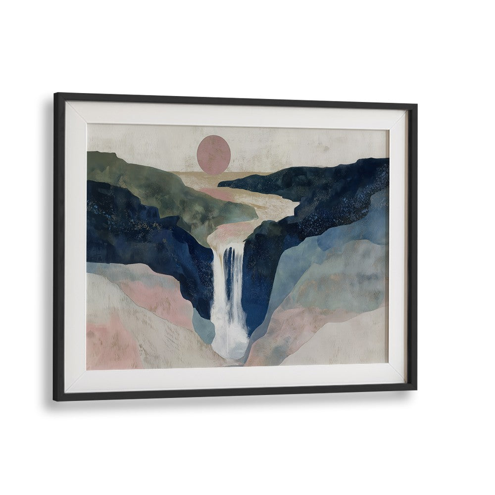 ABSTRACT WATERFALL LANDSCAPE
