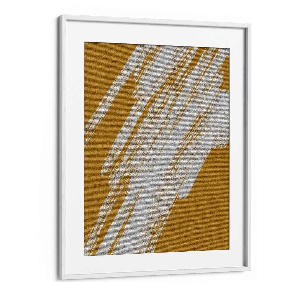 MUSTARD BRUSHSTROKE PATTERN