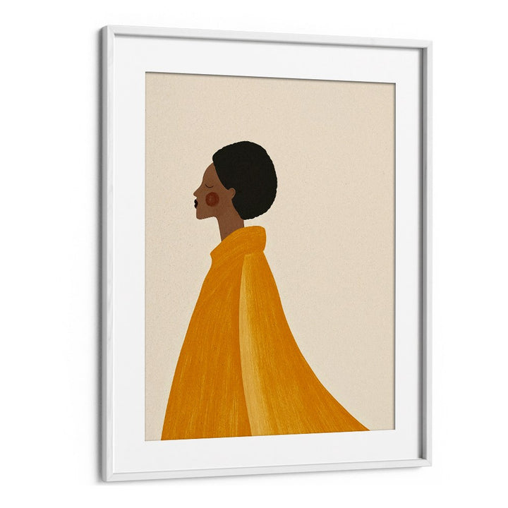 WOMAN IN YELLOW CAPE