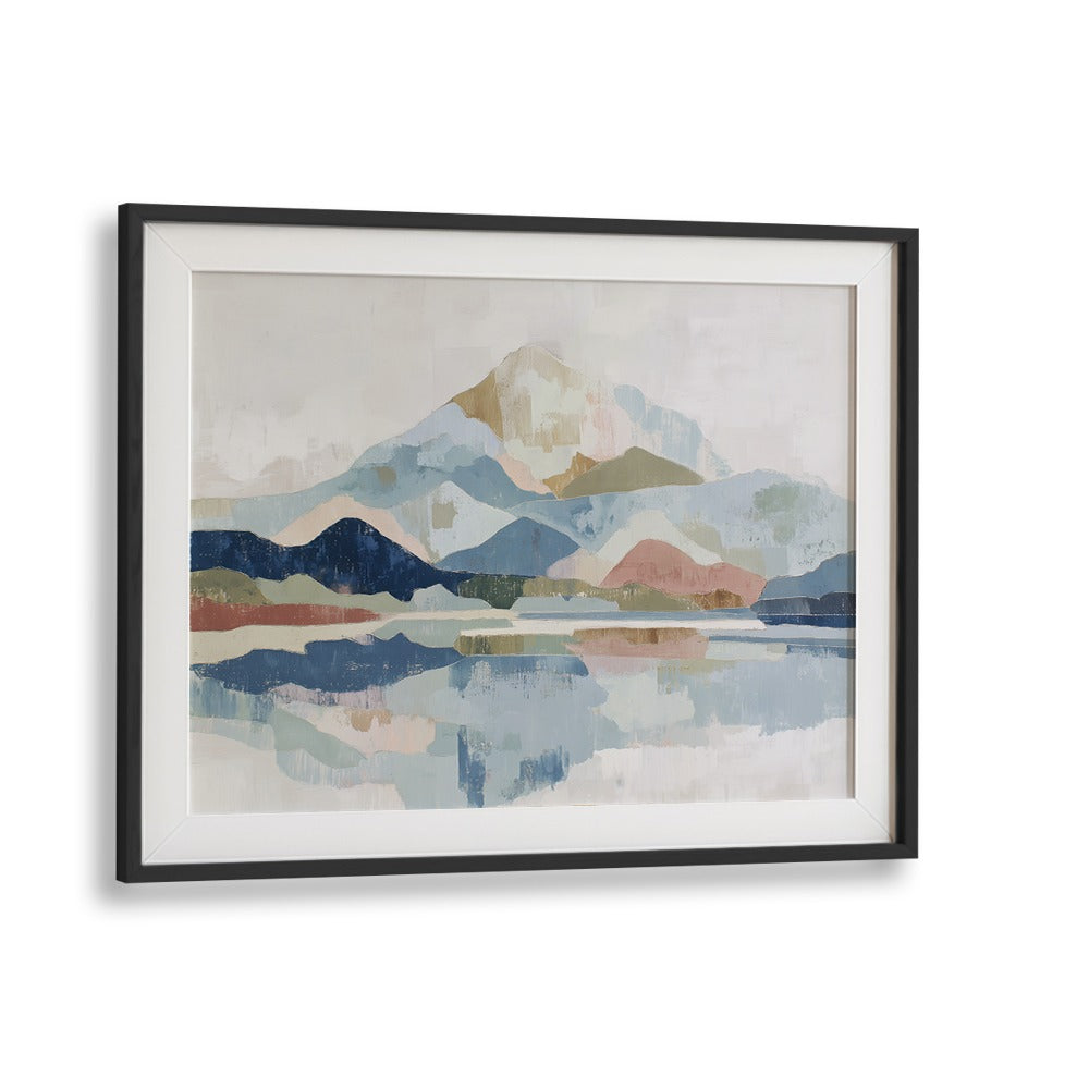 ADIRONDACK MOUNTAIN LAKE WINTER