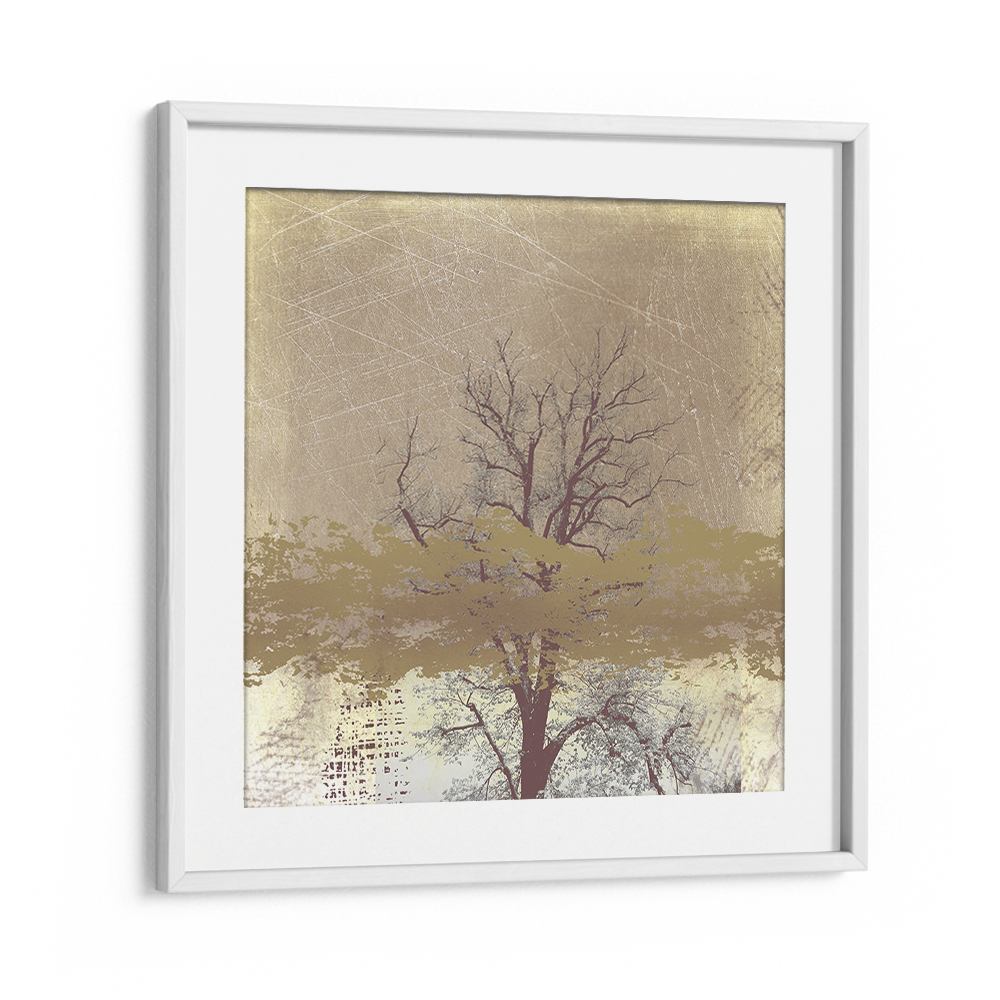 GOLDEN BARE TREE ABSTRACT