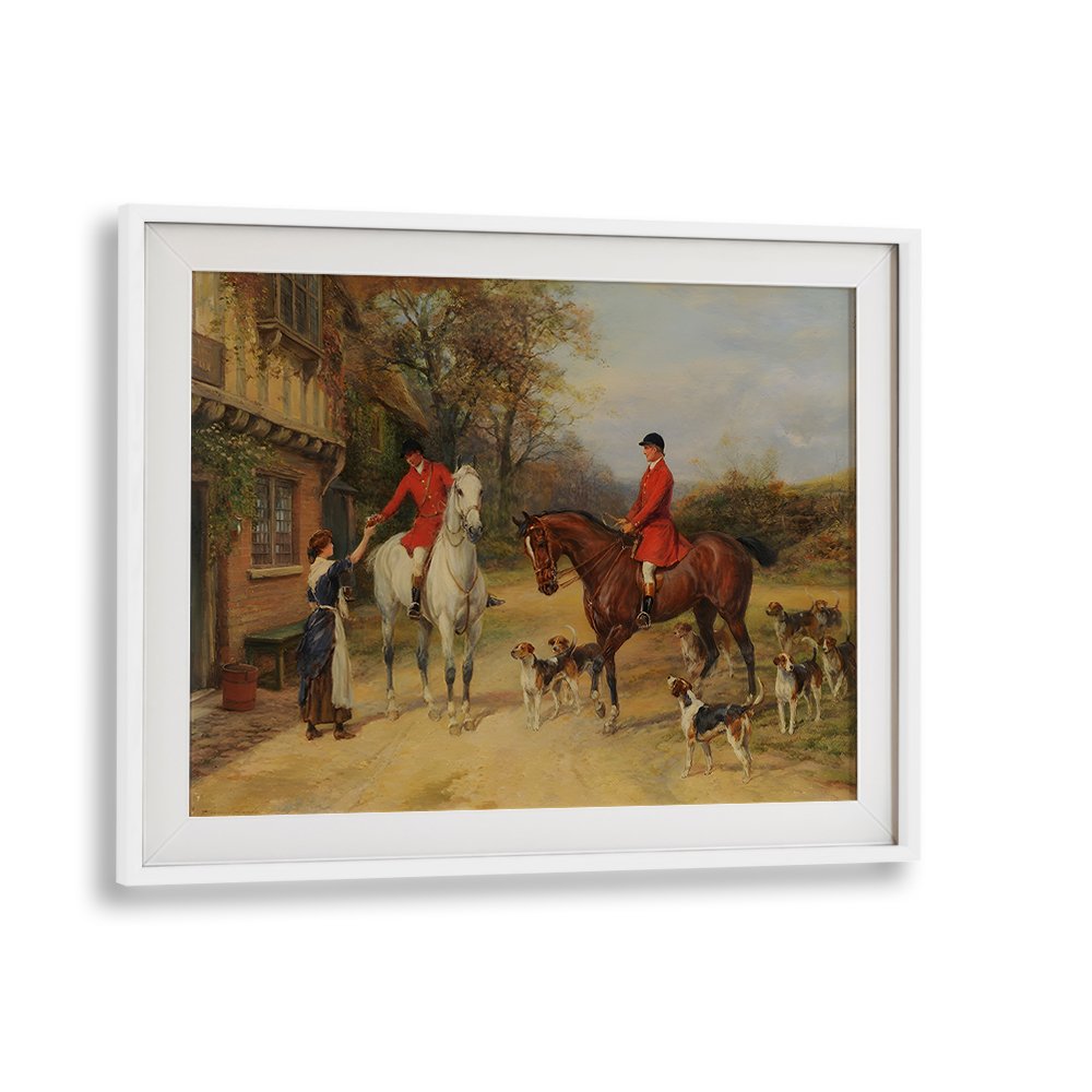 THE HUNTSMEN'S DEPARTURE
