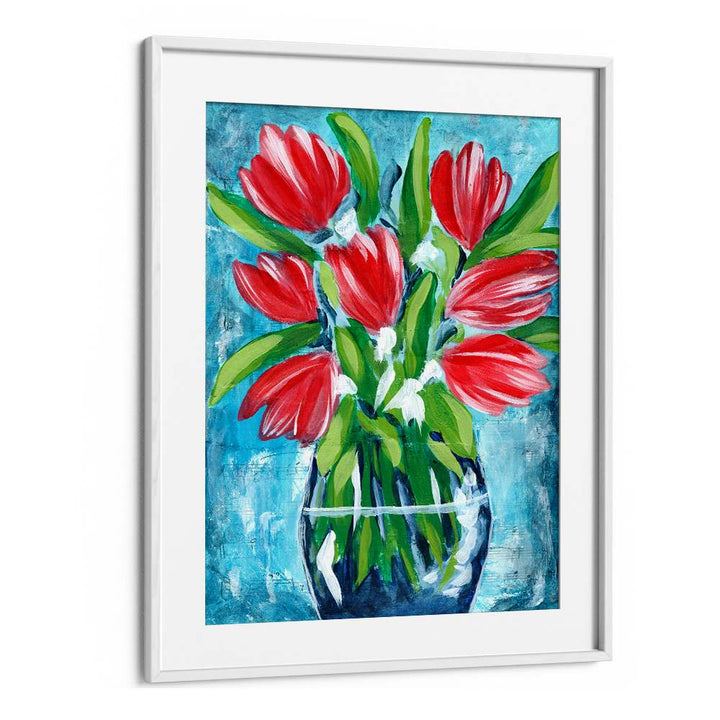 VIBRANT RED TULIPS