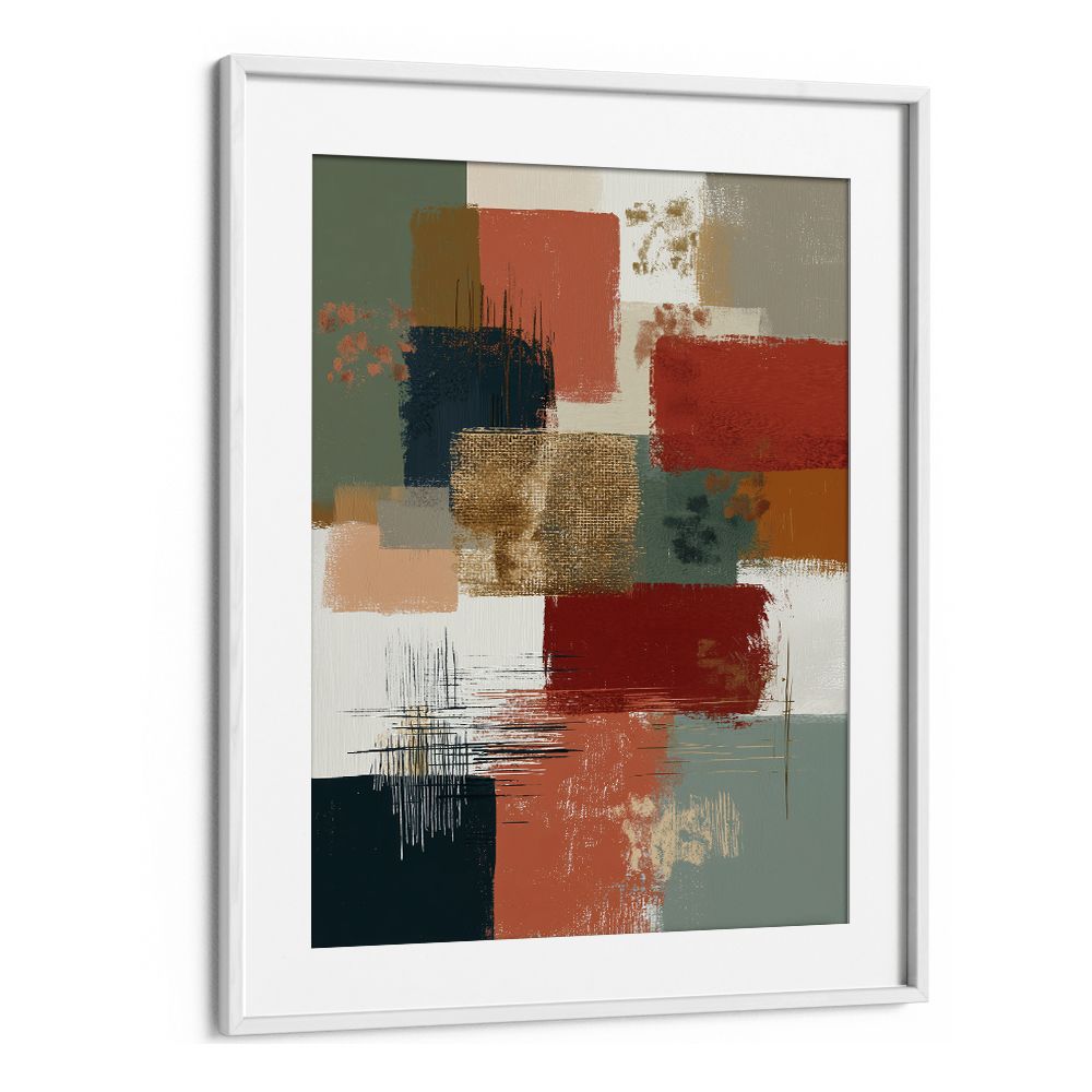 ABSTRACT BRUSHSTROKE GRID I