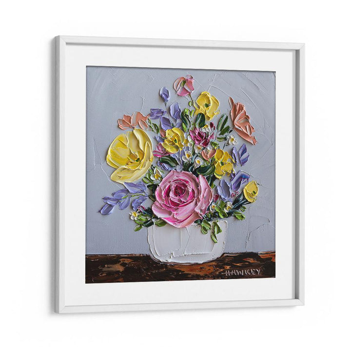 TEXTURED FLOWER STILL LIFE