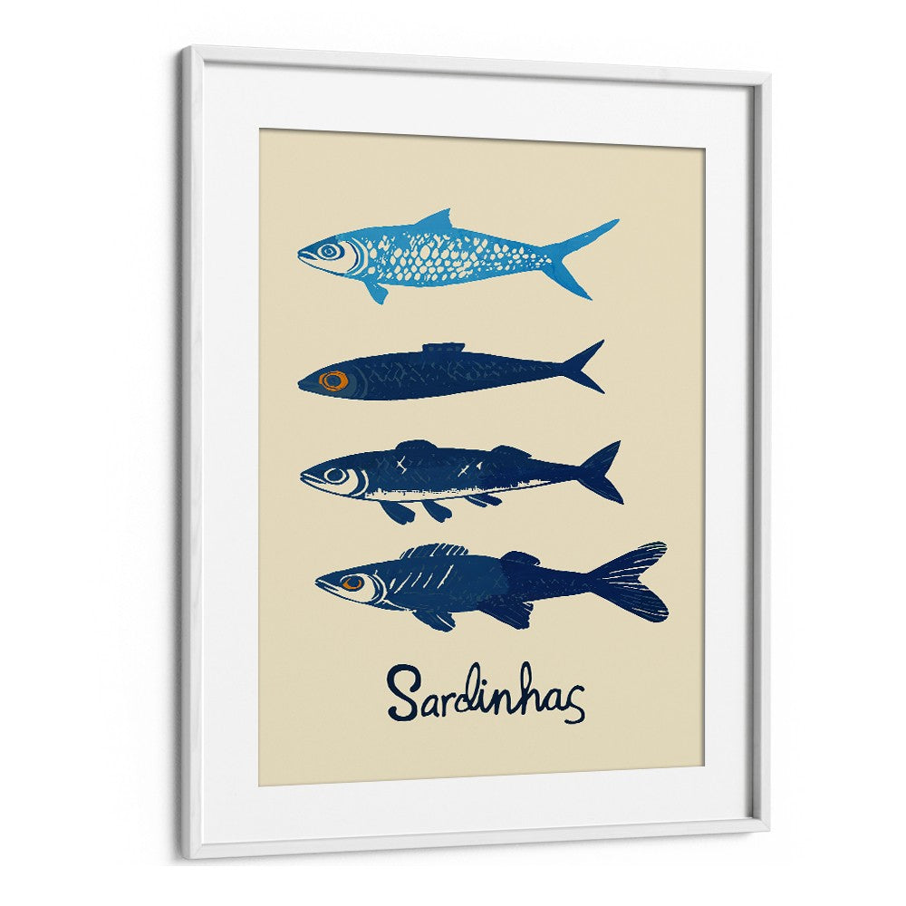 STYLIZED BLUE SARDINES