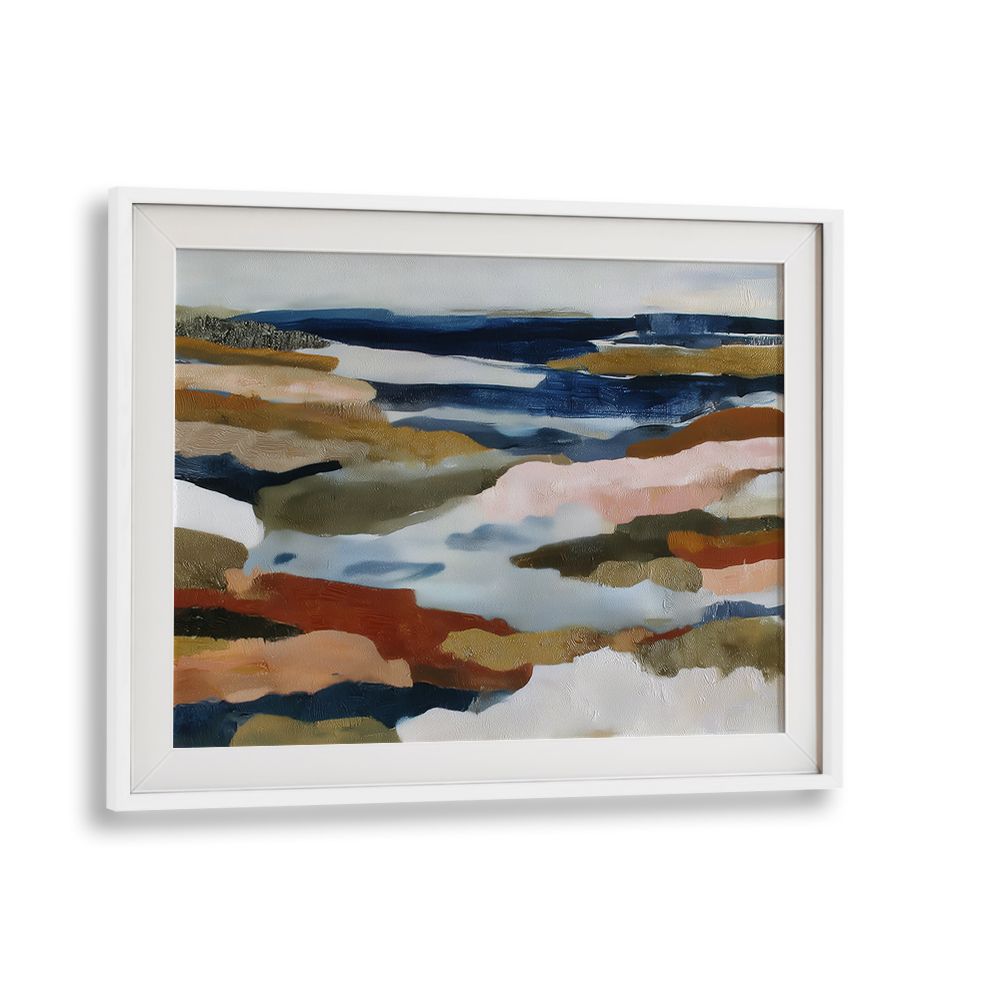 COASTAL HORIZON WITH GOLD ACCENTS