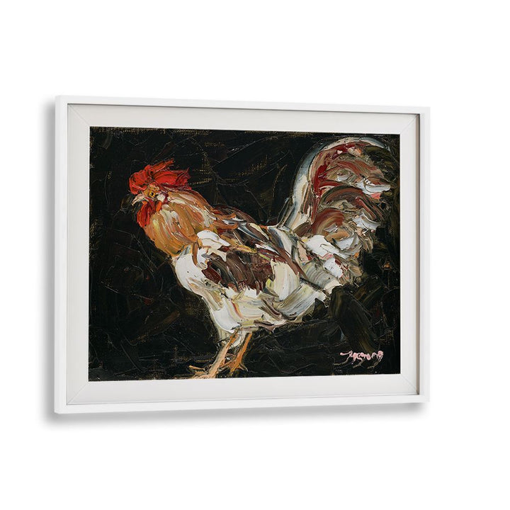 VIBRANT IMPASTO ROOSTER