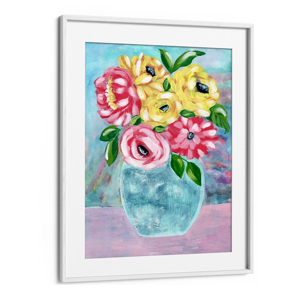 HAPPY BLOOMS IN VASE