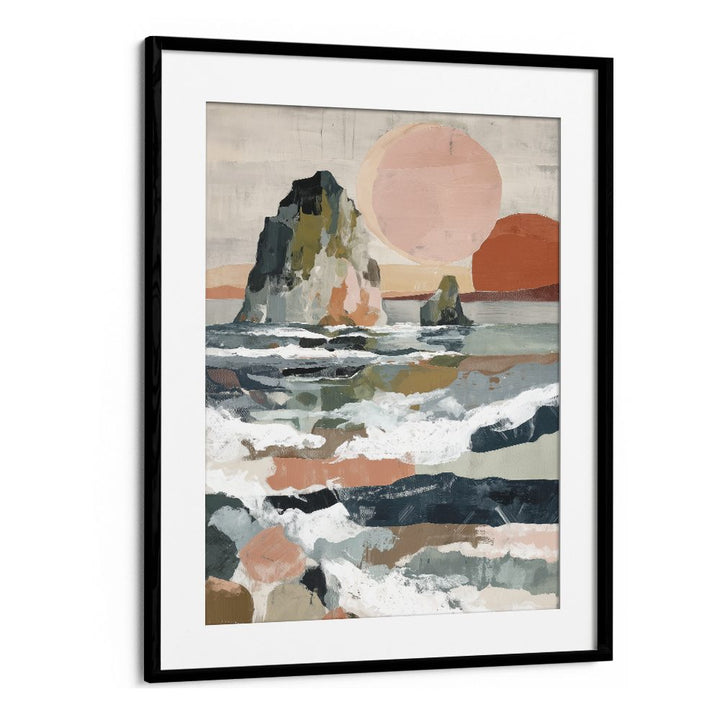 SEA STACK AT SUNSET