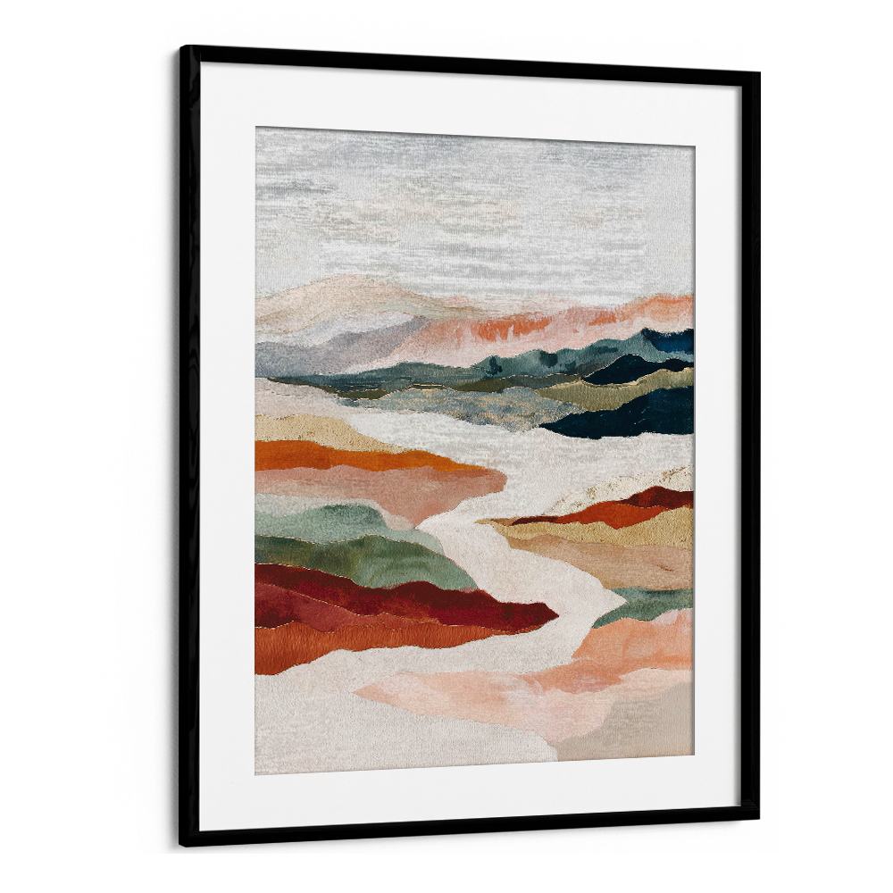 MOUNTAIN VALLEY WITH FLOWING RIVER