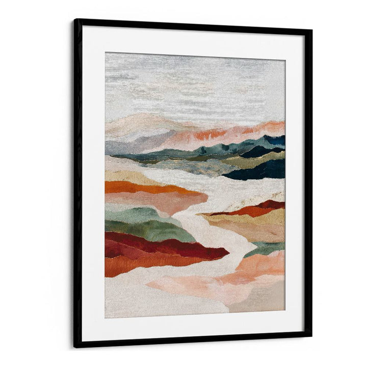 MOUNTAIN VALLEY WITH FLOWING RIVER