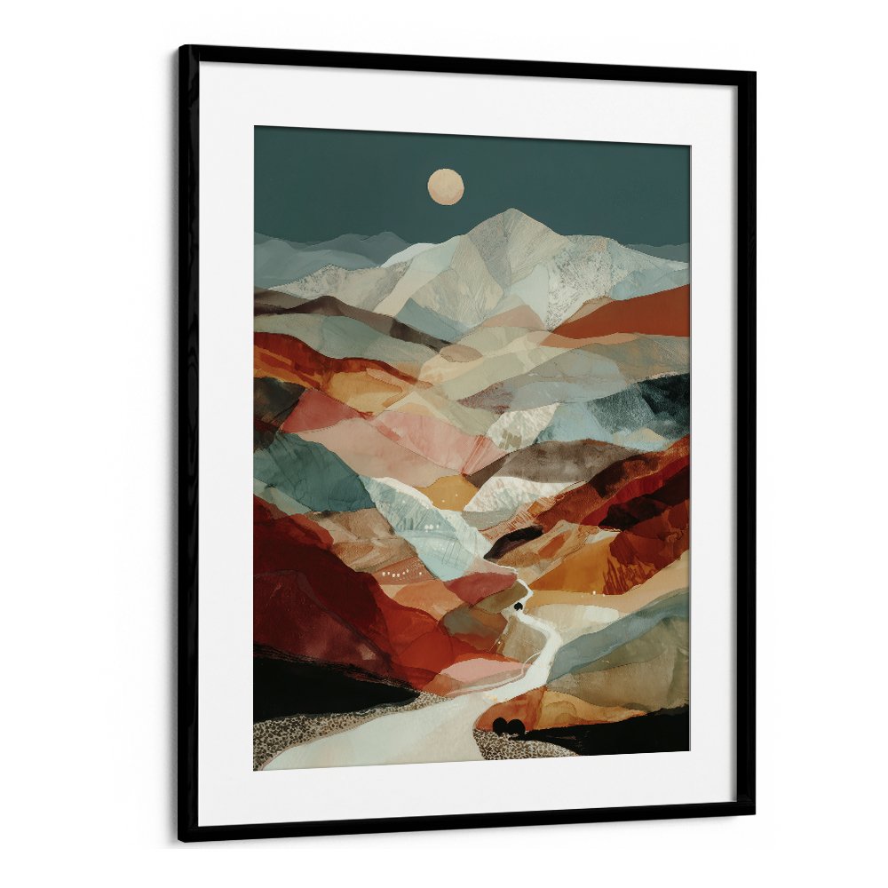 MOUNTAIN PASS AT NIGHT
