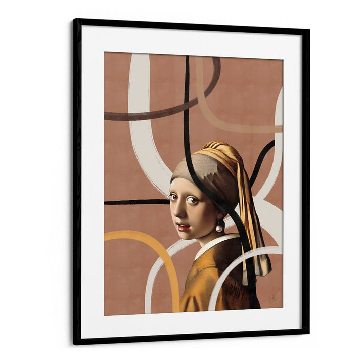 MODERN PEARL EARRING PORTRAIT