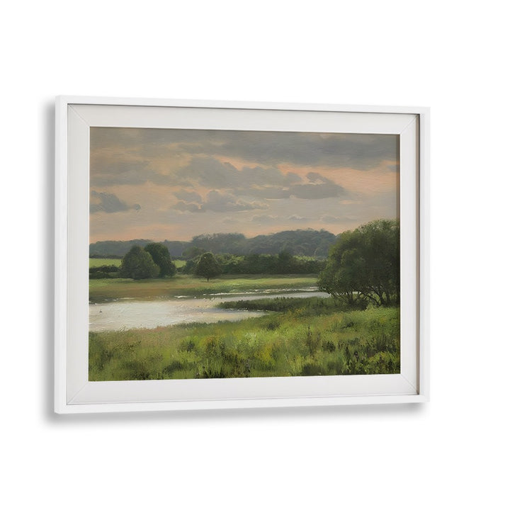 PASTURES BY THE WATER, VINTAGE LANDSCAPE