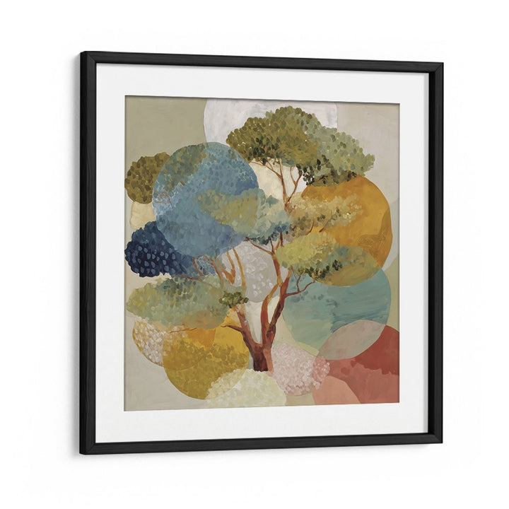 OAK WITH GEOMETRIC CIRCLES