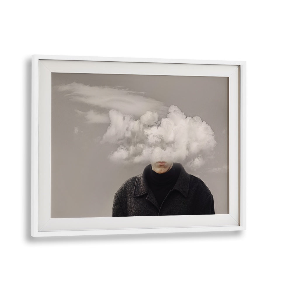 MAN'S HEAD IN CLOUDS