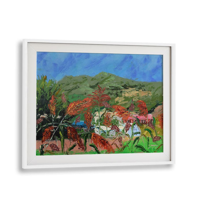 VIBRANT SORGHUM FIELD LANDSCAPE