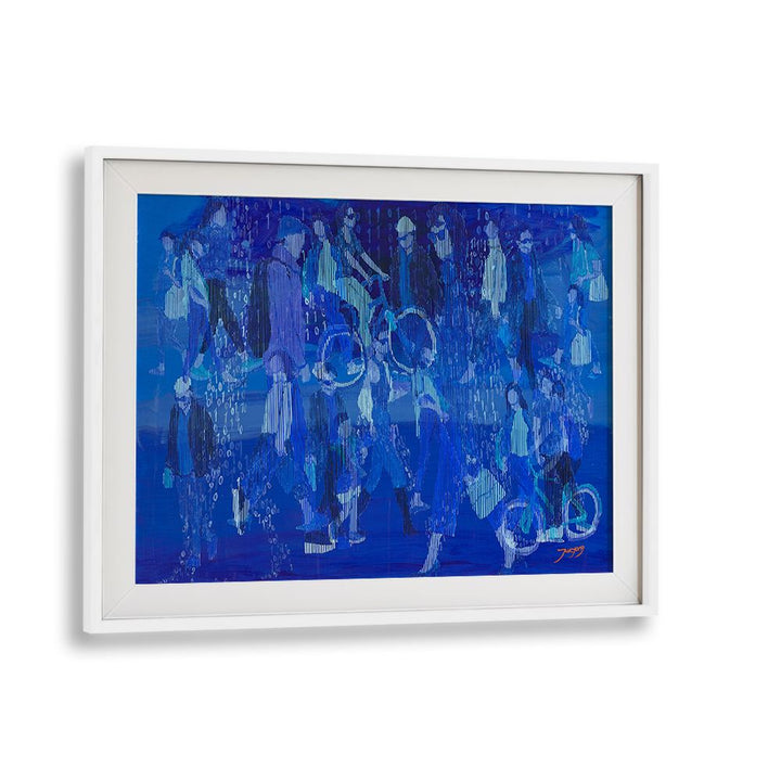 BLUE DIGITAL CROWD