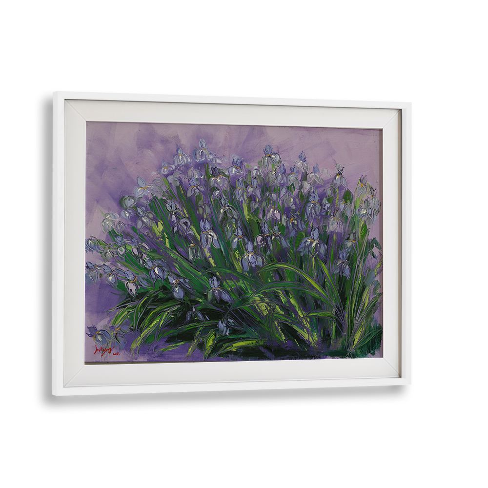 LUSH PURPLE IRISES