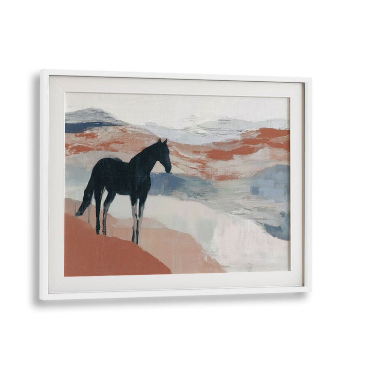 DESERT HORSE AT SUNSET