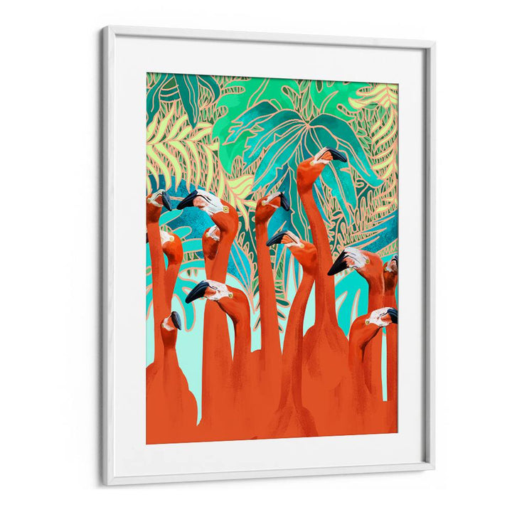 EXOTIC FLAMINGO FLOCK