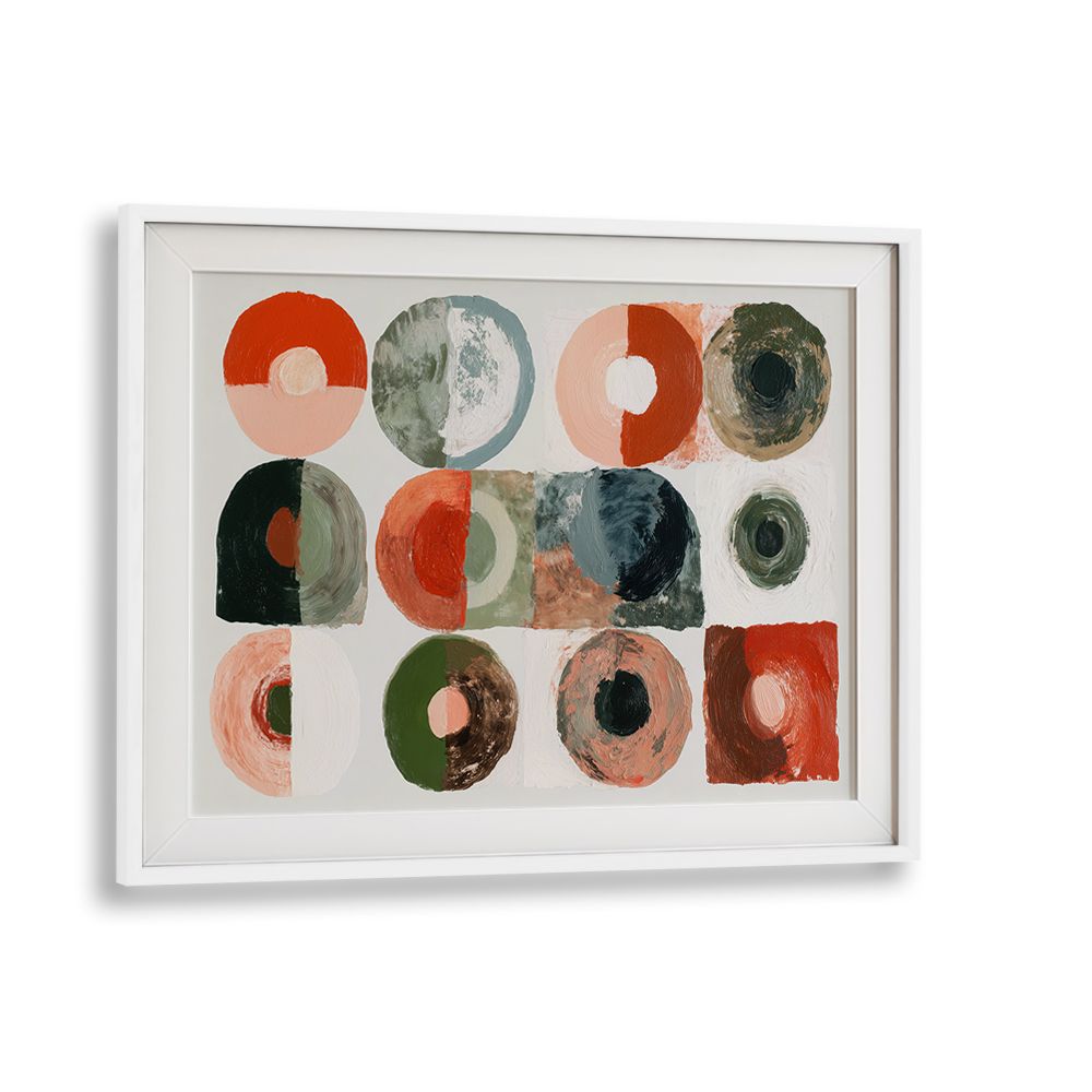 ABSTRACT CIRCLES IN EARTHY TONES