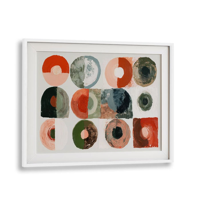 ABSTRACT CIRCLES IN EARTHY TONES