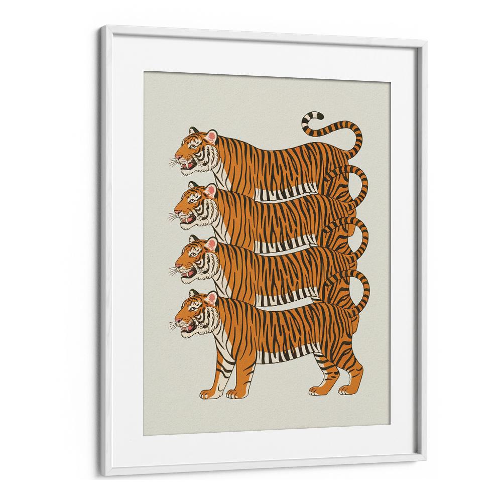 FOUR STACKED TIGERS
