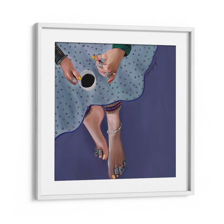 COFFEE WITH ADORNED FEET