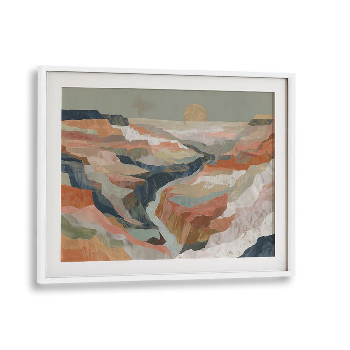 LAYERED CANYON AT SUNSET