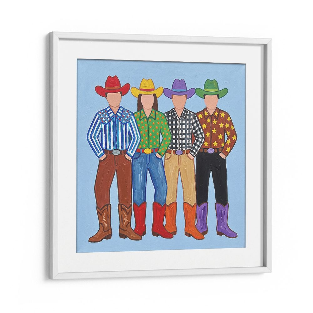 FOUR COLORFUL COWBOYS