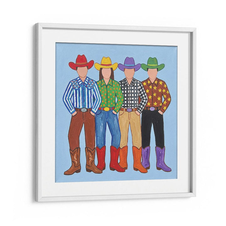 FOUR COLORFUL COWBOYS