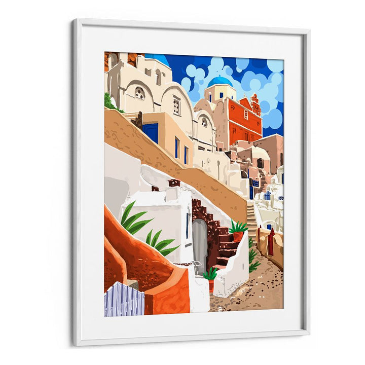 SANTORINI BLUE DOMES