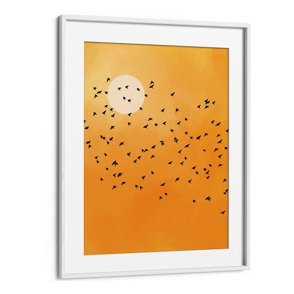 BIRDS GOLDEN SUNSET