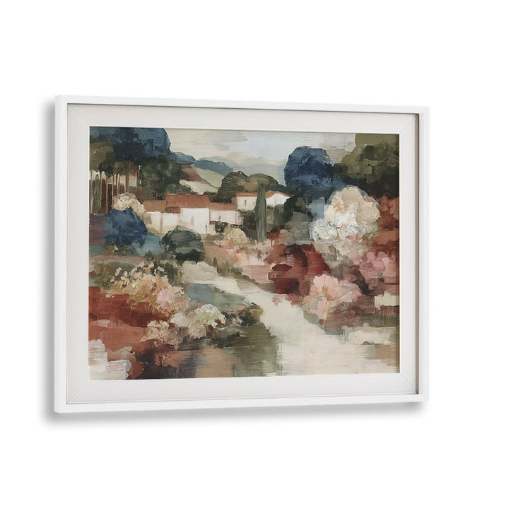 TUSCAN VILLAGE WITH WINDING PATH