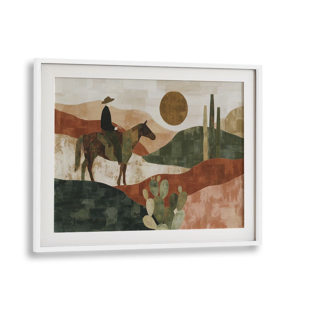 DESERT RIDER AT SUNSET