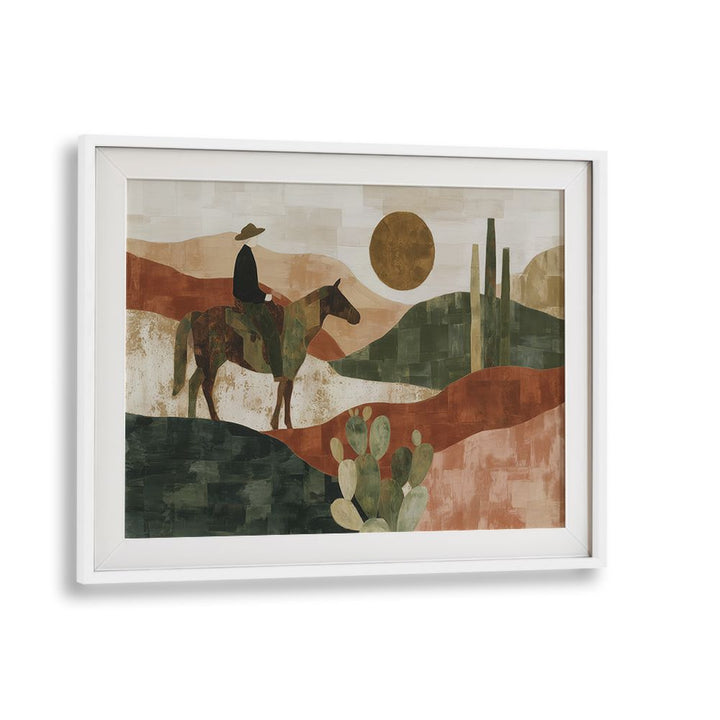 DESERT RIDER AT SUNSET