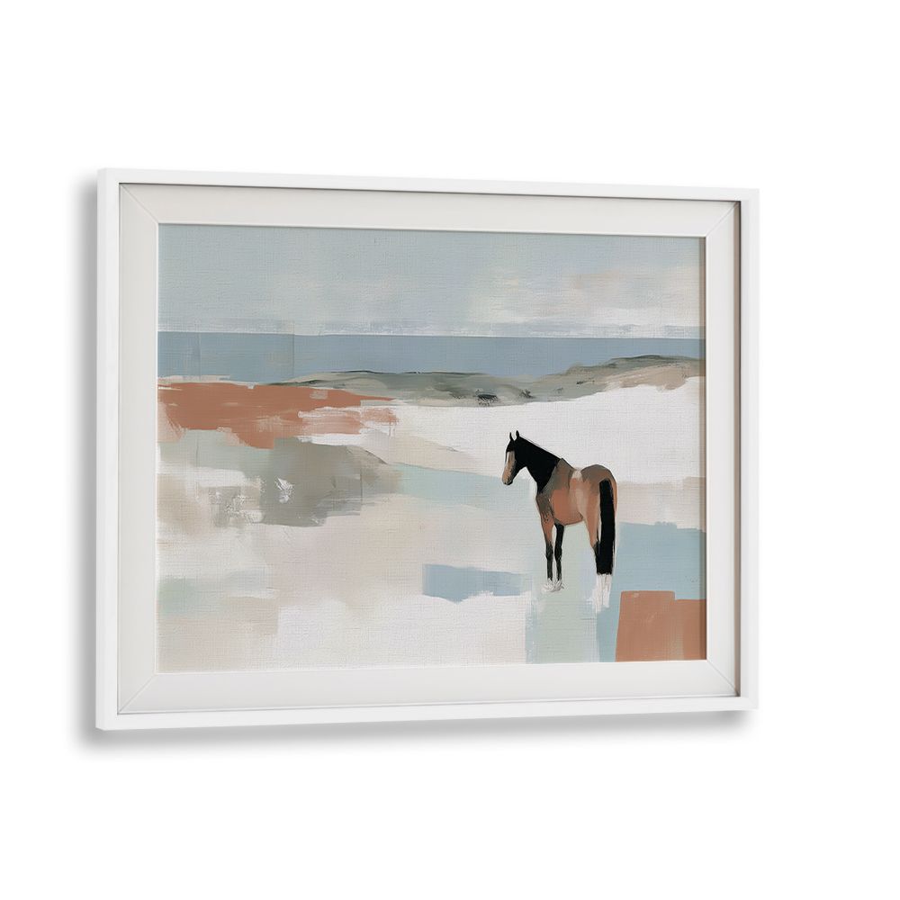 SOLITARY HORSE IN LANDSCAPE