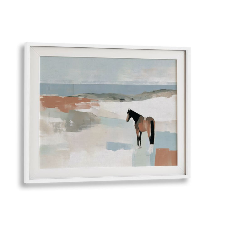 SOLITARY HORSE IN LANDSCAPE