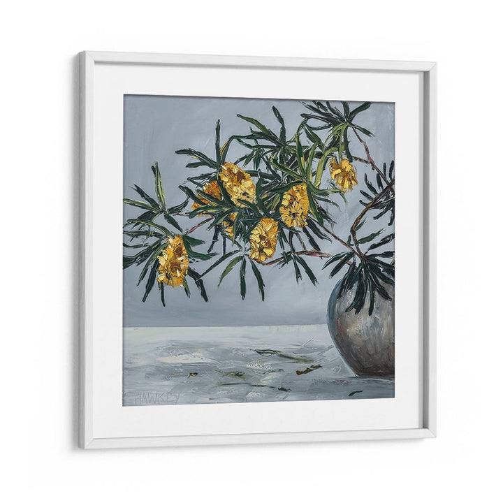 YELLOW BANKSIA STILL LIFE